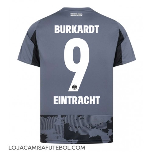 Camisa de Futebol Eintracht Frankfurt Jonathan Burkardt #9 Equipamento Alternativo 2025-26 Manga Curta